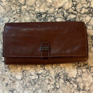 Tignanello Wallet soft Leather ID Window Card Slits